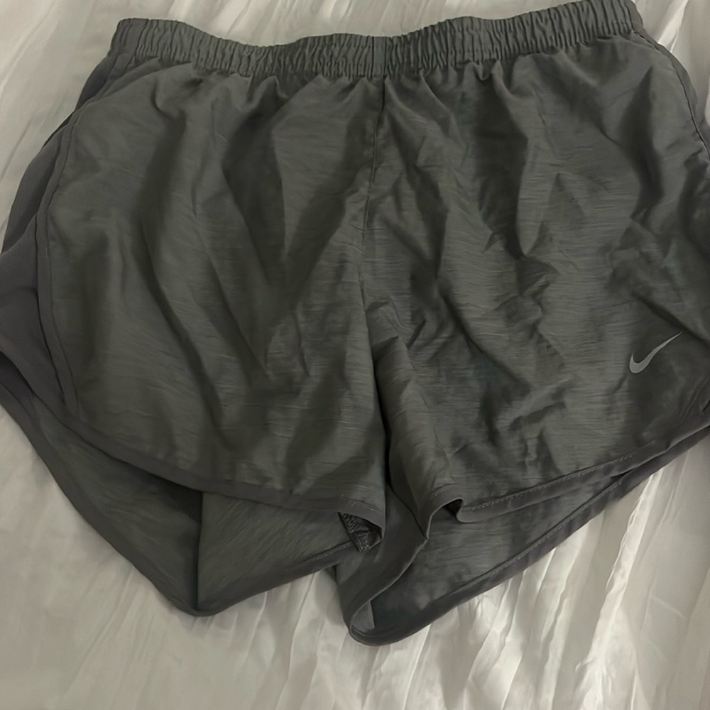 Green Nike running shorts size youth large